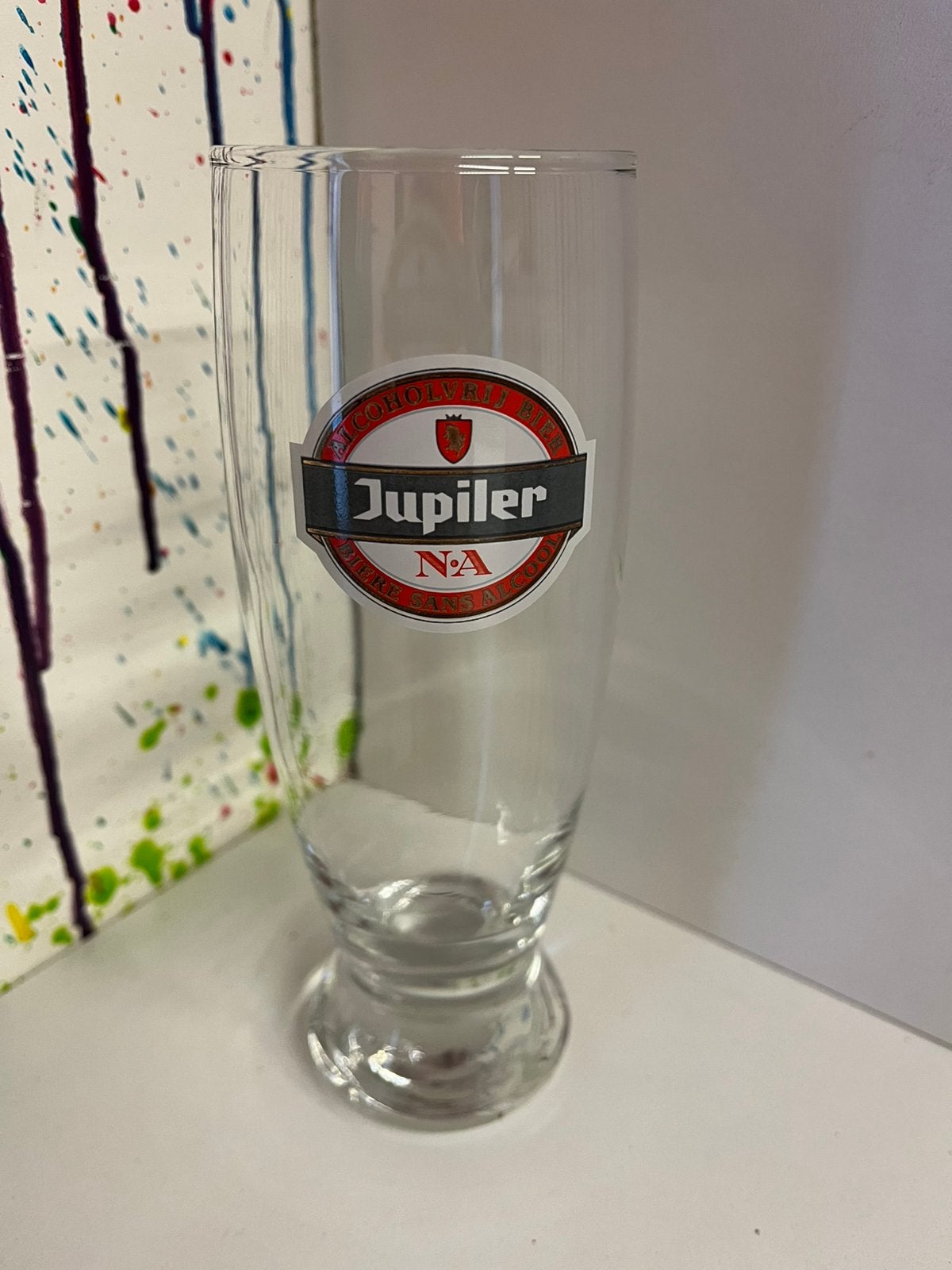 Jupiler bierglazen set van 6 glazen, Ophalen of Verzenden, Nieuw, Glas of Glazen, Jupiler