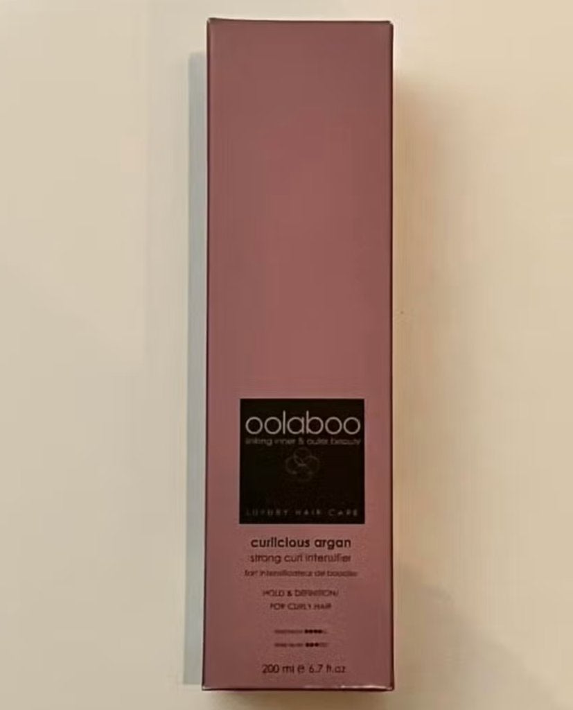 Oolaboo Curlicious Argan Strong Curl Intensifier 200ml, Verzenden, Nieuw, Gel, Wax, Haarlak of Mousse