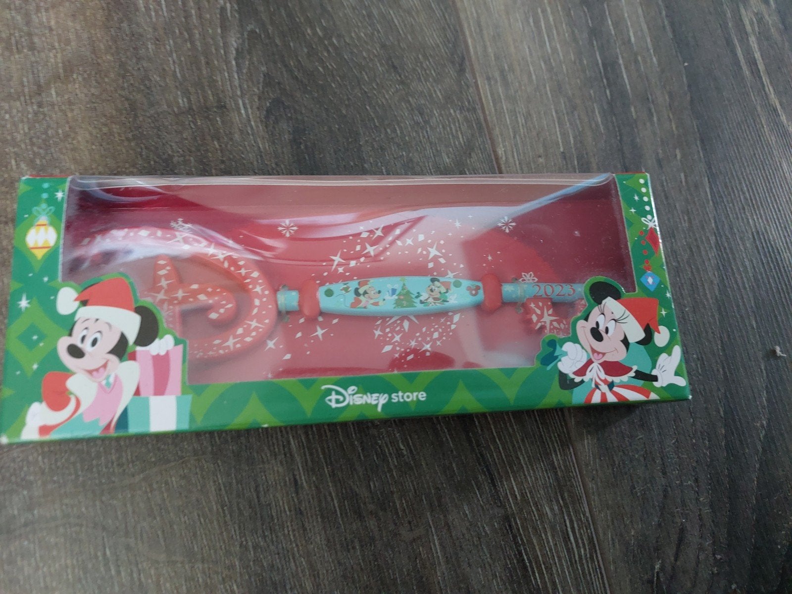 Disney Store Kerst Sleutel 2023 Mickey Minnie, Verzamelen, Ophalen of Verzenden