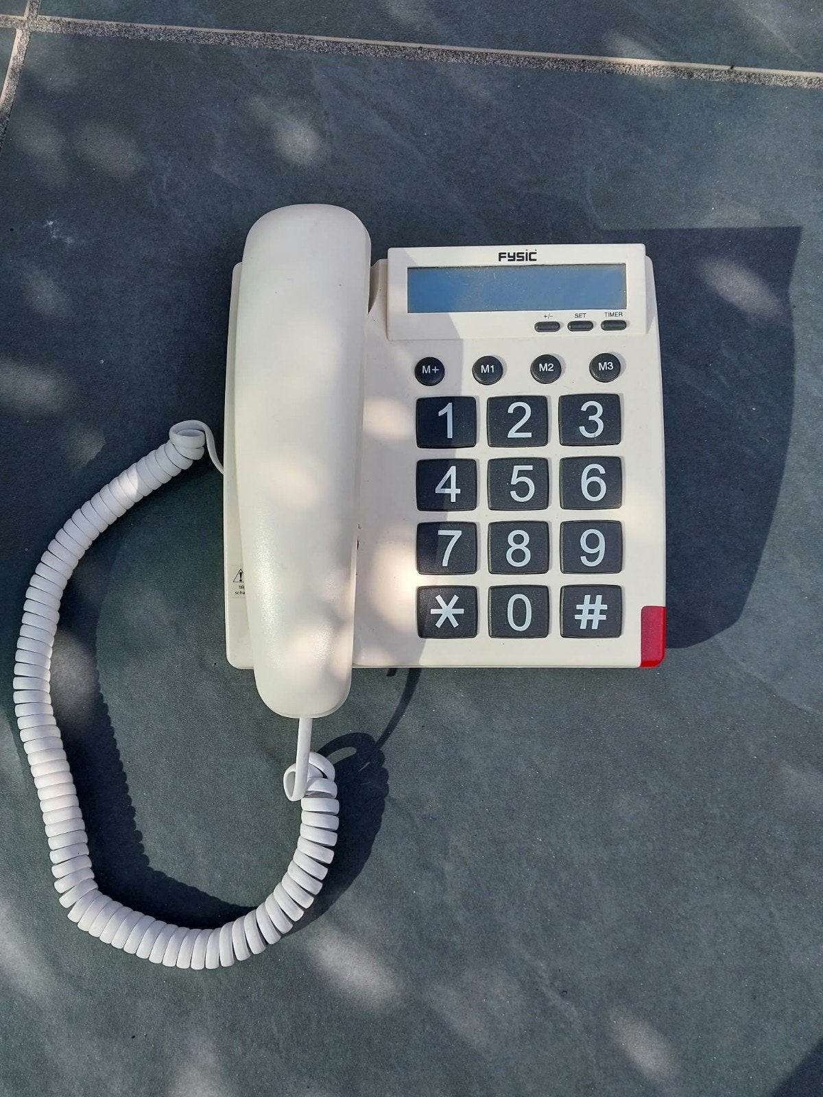 Fysic FX-3350 Telefoon - Seniorentelefoon met grote toetsen, Ophalen, Zo goed als nieuw