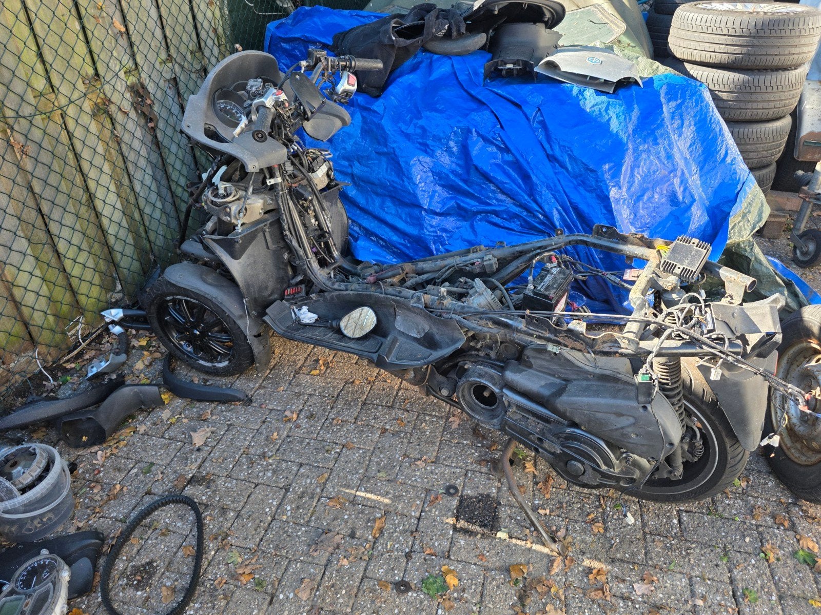 Piaggio MP3 400cc LT -  Goed lopend motorblok,0, Ophalen, Gebruikt, Blok, Piaggio