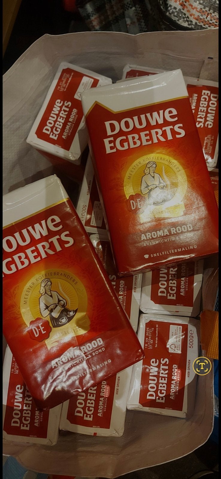 10 pakken douwe egberts koffie 500 gram, Diversen, Levensmiddelen, Ophalen