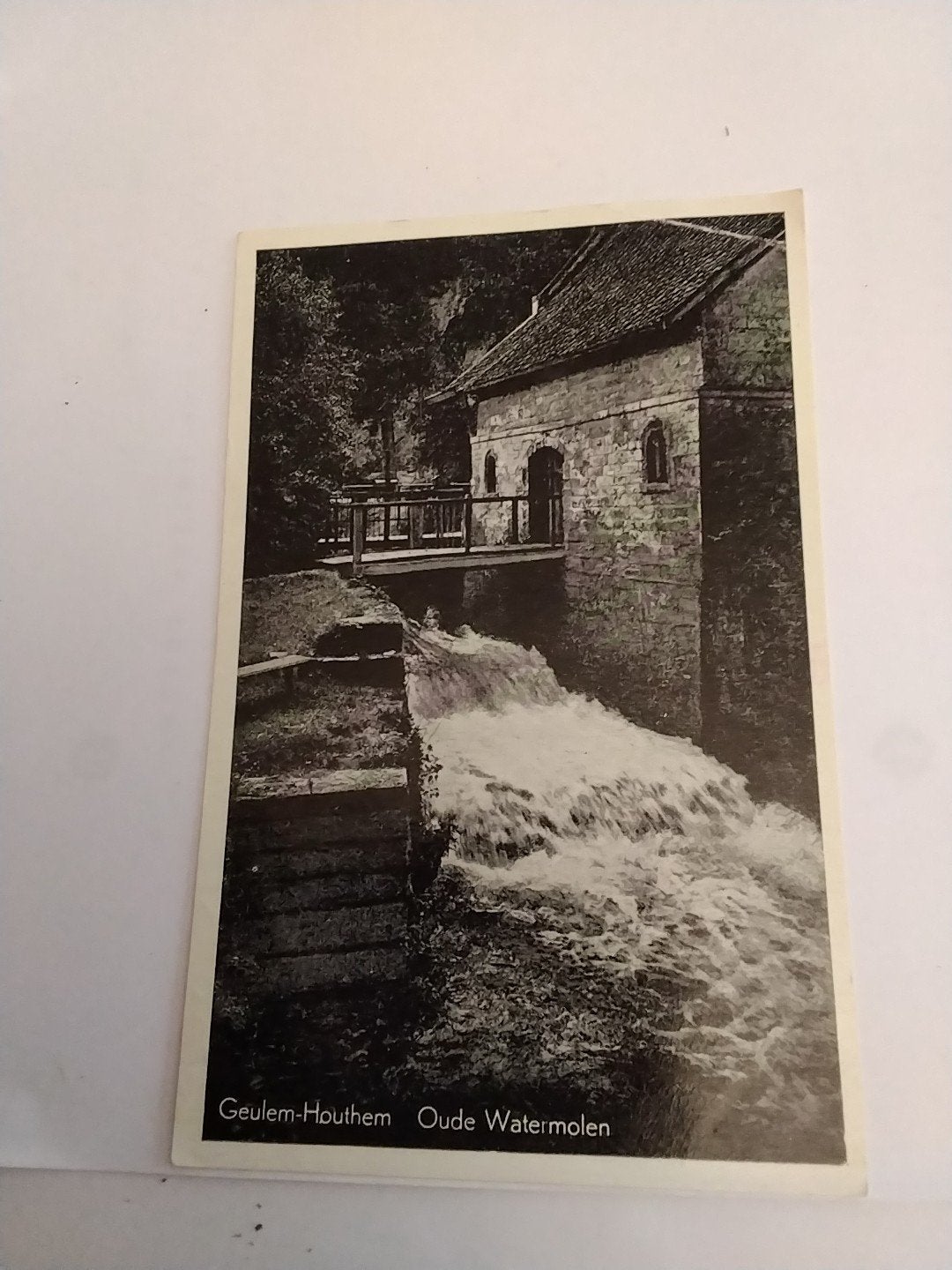 Oude Ansichtkaart Geulem-Houthem Oude Watermolen 1952, Ophalen of Verzenden