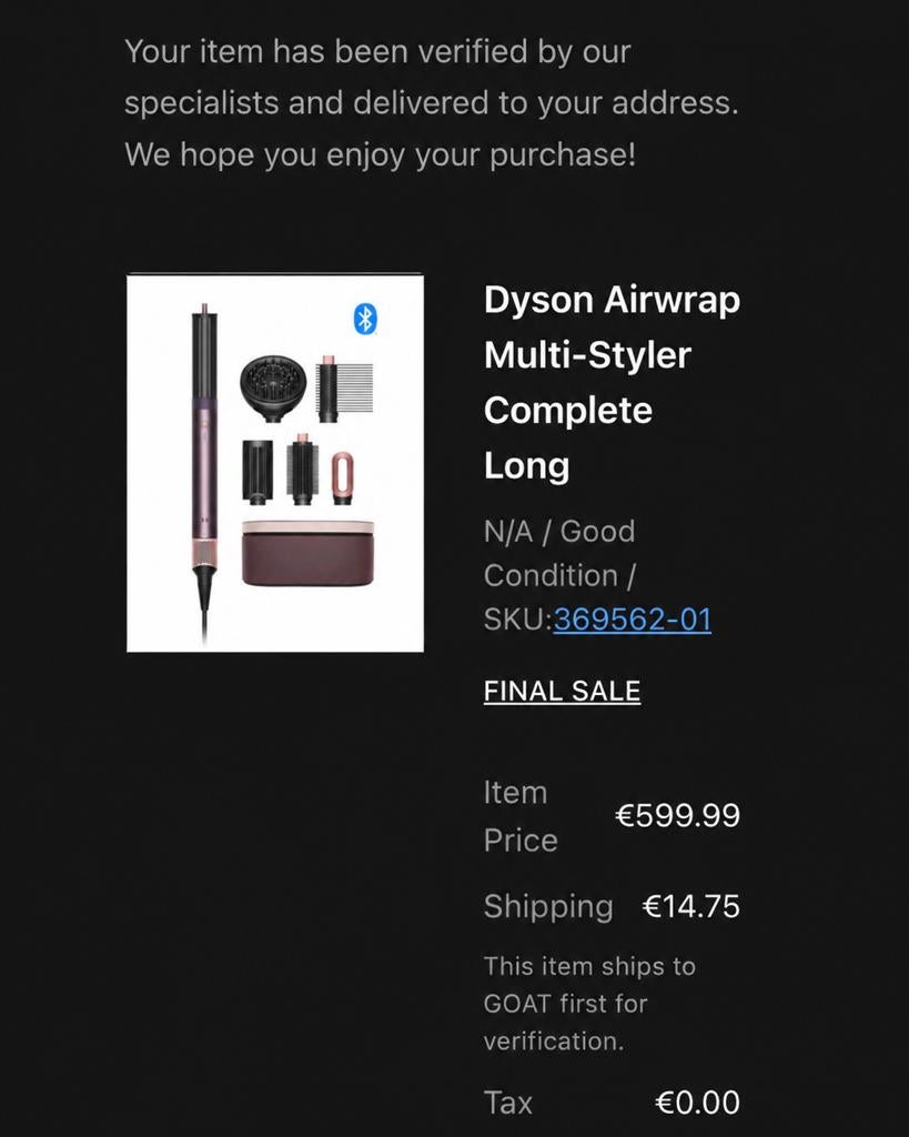 Dyson Airwrap Multi-Styler Complete Long - Nieuwstaat, Ophalen of Verzenden, Zo goed als nieuw, Haarverzorging