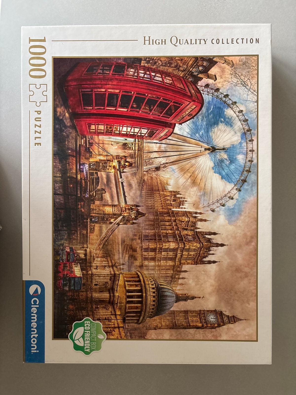 Clementoni London Puzzel 1000 Stukjes - High Quality, Ophalen of Verzenden, 500 t/m 1500 stukjes, Nieuw, Legpuzzel