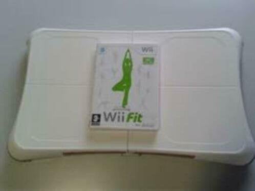 Wii Balanceboard + FitGame, 1 speler, Ophalen of Verzenden, Zo goed als nieuw, Vanaf 3 jaar