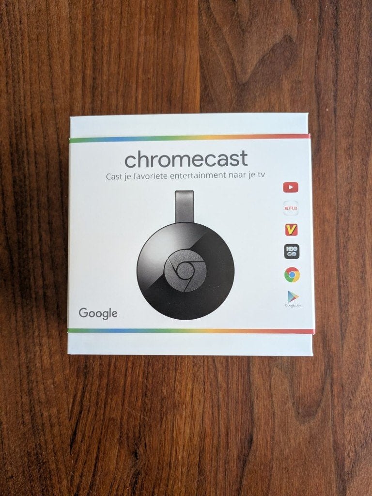 Een gebruikte Google Chromecast (2e generatie), Audio, Tv en Foto, Mediaspelers, Ophalen of Verzenden, Zo goed als nieuw, HDMI