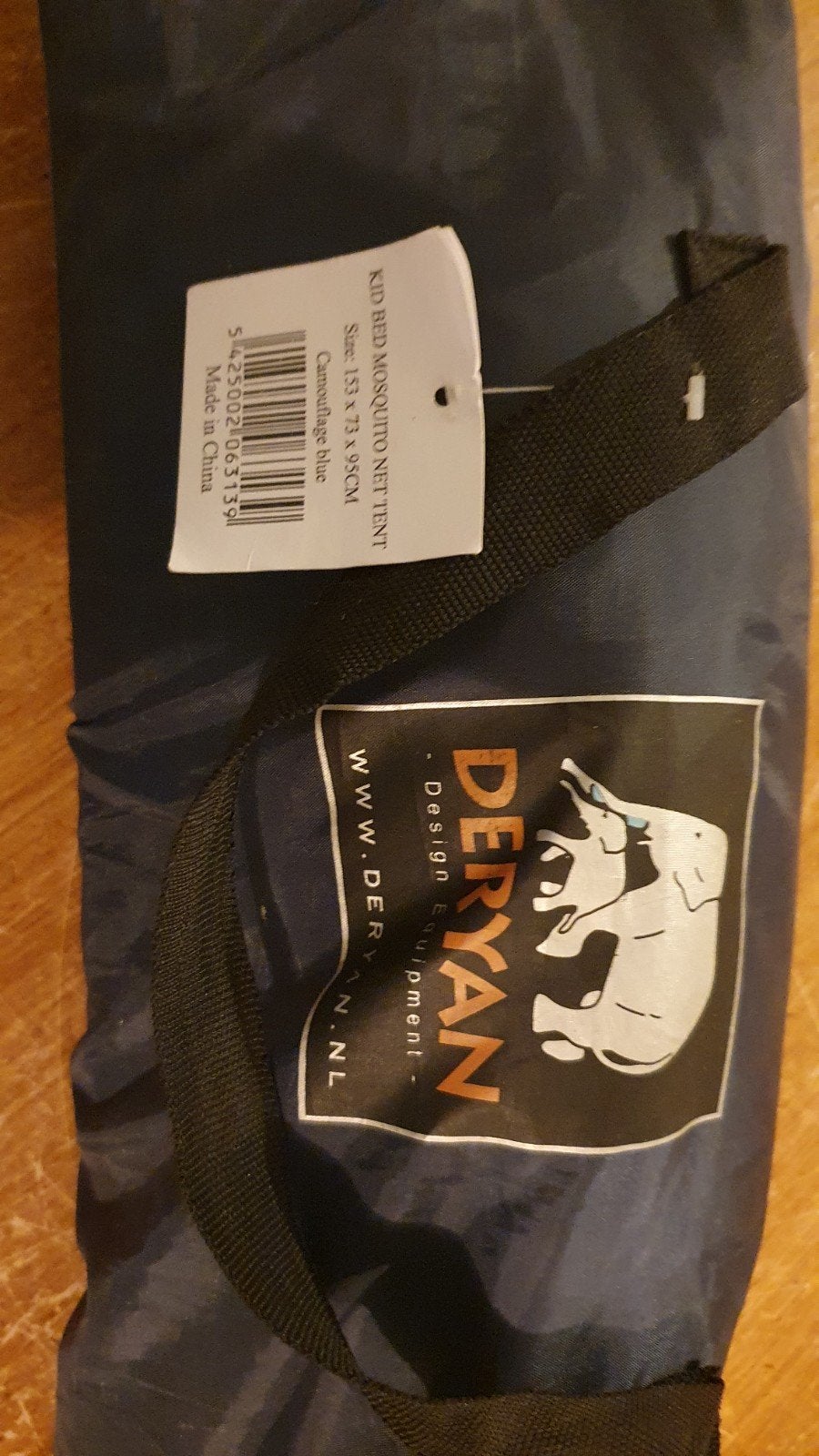 Deryan Kid Bed Muskietennet Tent - Camouflage Blauw, Ophalen, Nieuw, Tot en met 2