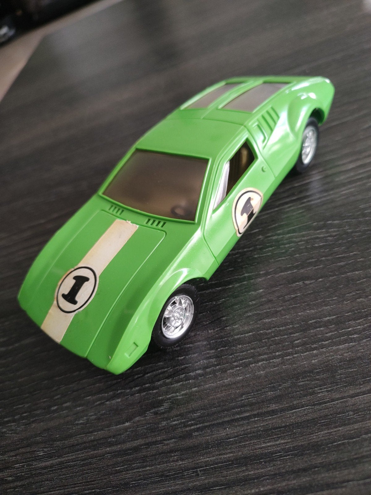 Vintage Playart Hong Kong De Tomaso Mangusta bump car Werkt, Ophalen of Verzenden, Gebruikt