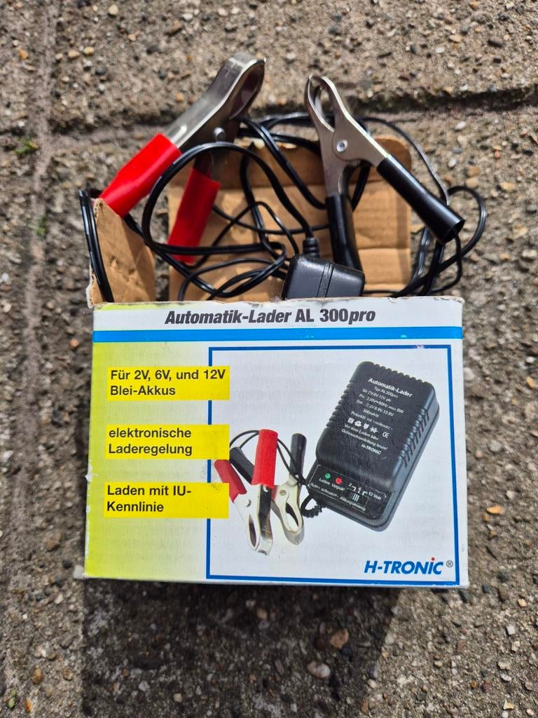 H-tronic AL 300 pro Automatische Acculader 2V/6V/12V, Ophalen, Gebruikt, Universele onderdelen