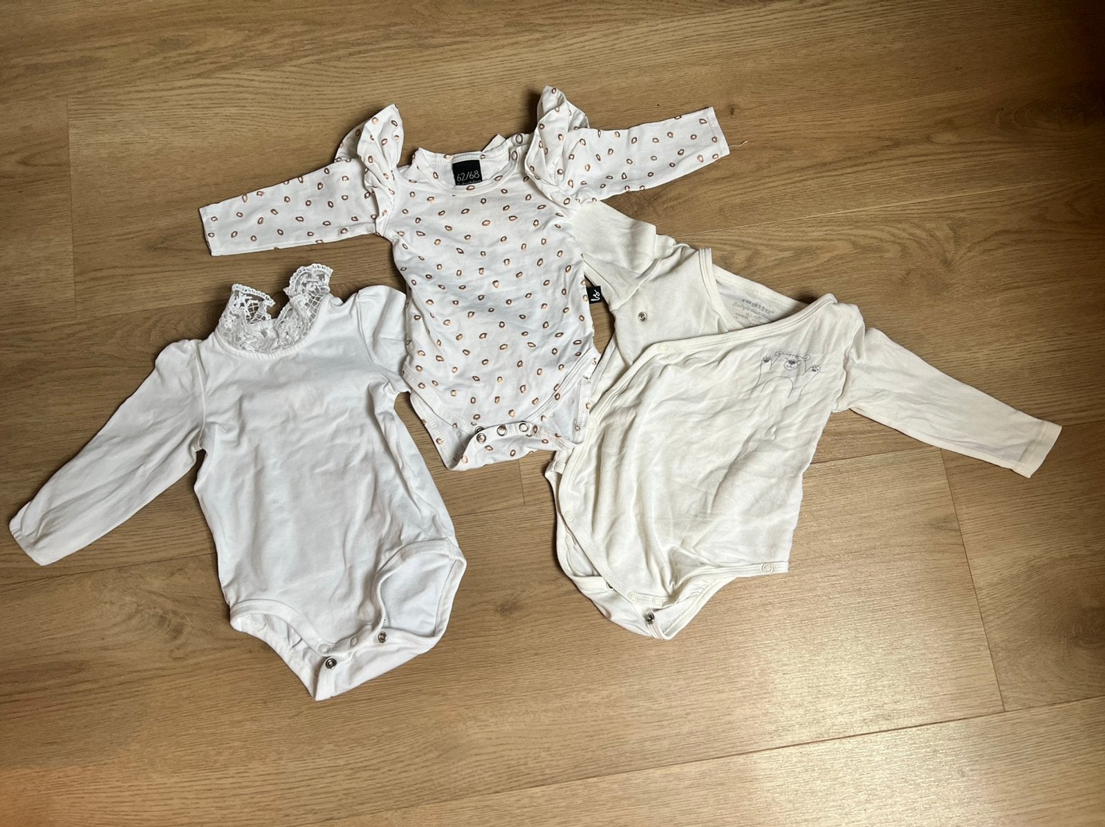3 rompers meisje maat 62/68, Kinderen en Baby's, Babykleding | Maat 62, Ophalen of Verzenden, Gebruikt, Meisje, Nacht- of Onderkleding