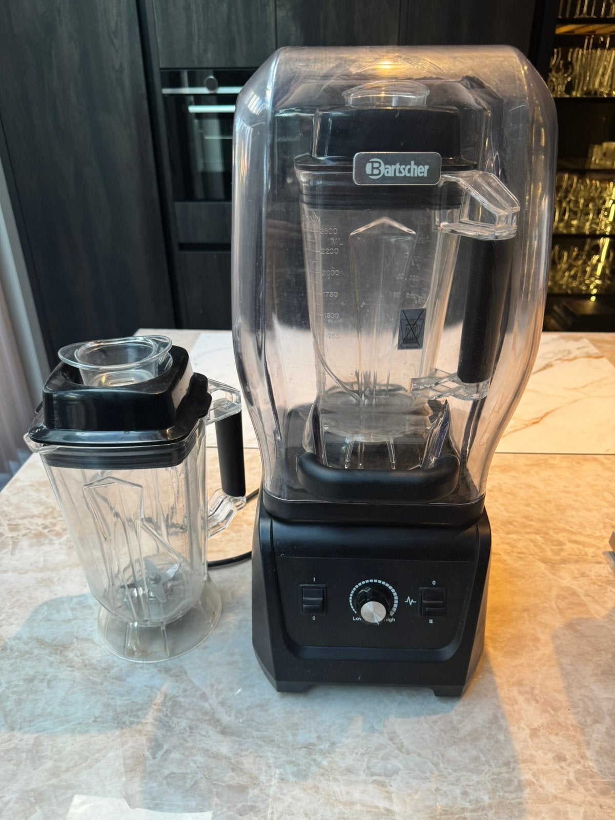Bartscher blender PRO XTRA 2,5 L met extra blender KAN, Witgoed en Apparatuur, Ophalen of Verzenden, Zo goed als nieuw, Powerblender