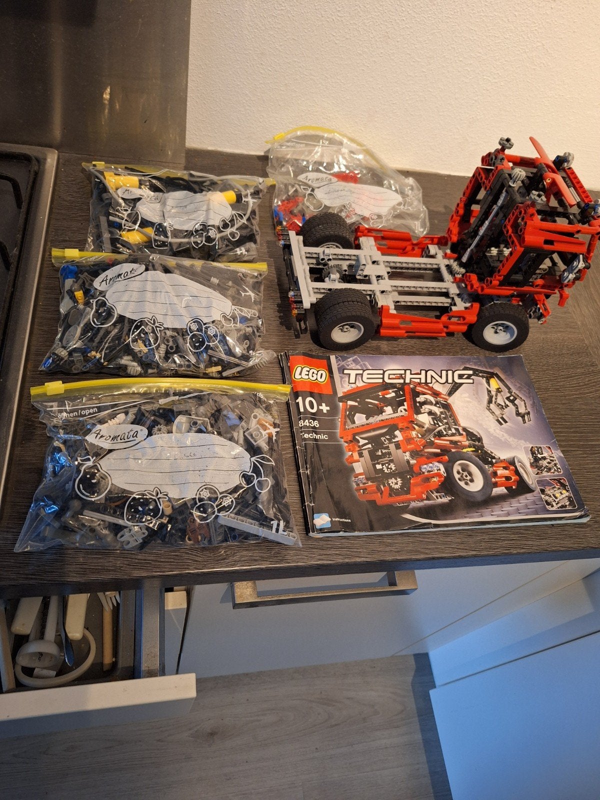 Lego technics 8436, Ophalen, Gebruikt, Lego, Technic