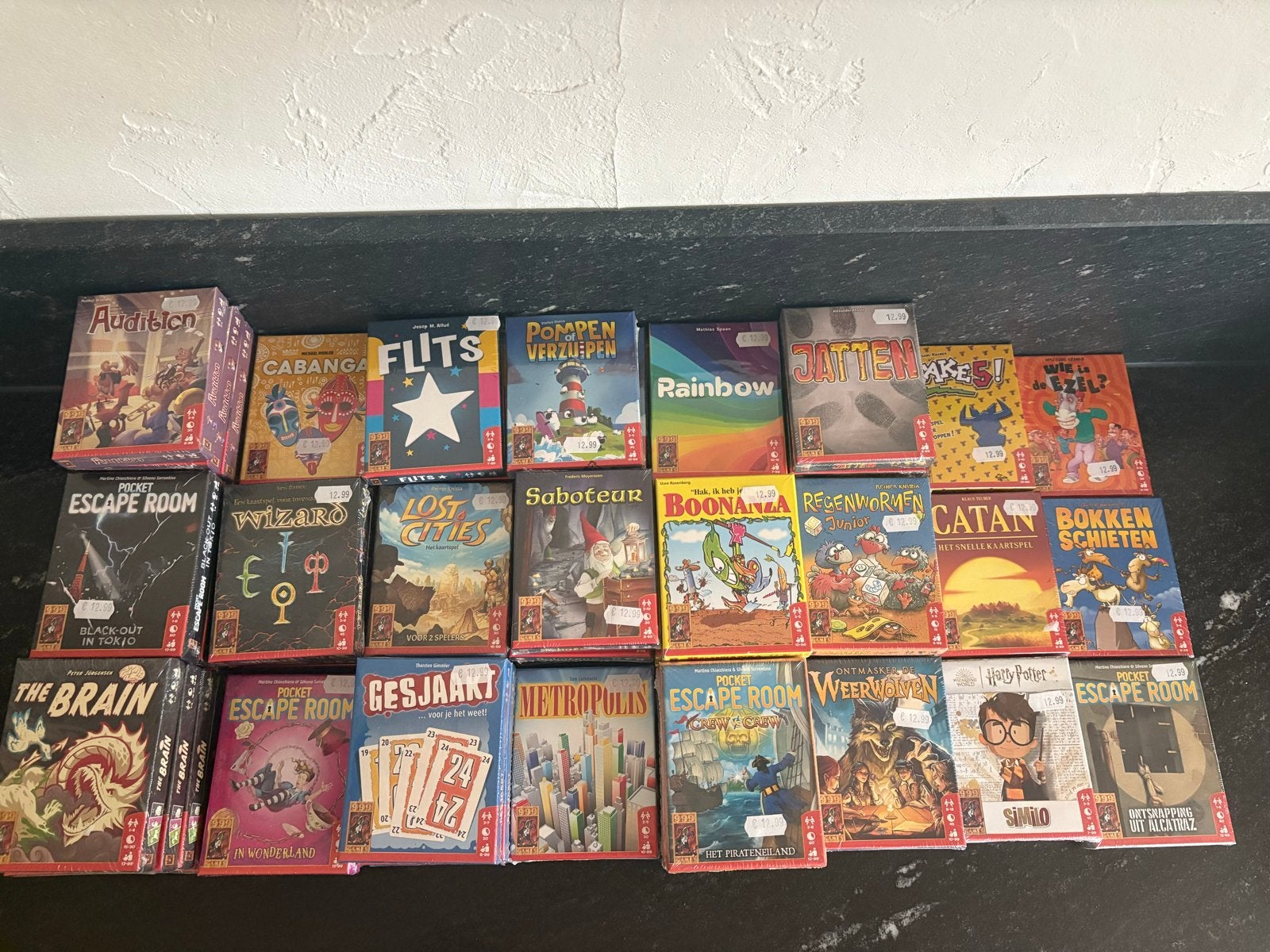Grote collectie 999 Games kaart- en bordspellen, Een of twee spelers, Ophalen of Verzenden, Nieuw