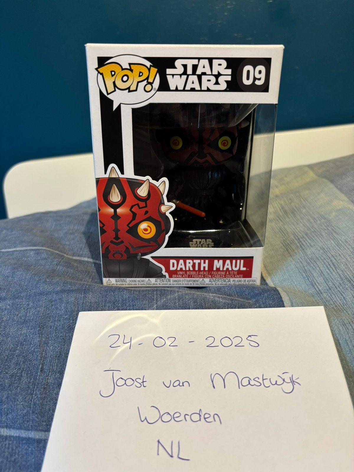 Funko Pop! Darth Maul, Ophalen of Verzenden, Zo goed als nieuw