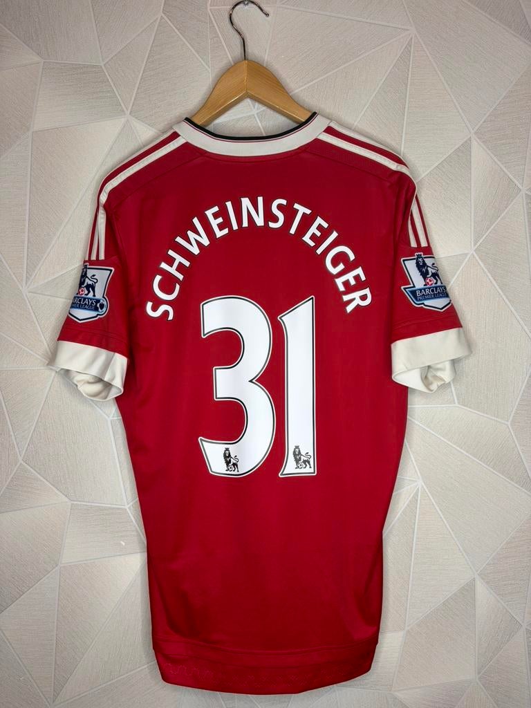 Manchester United Thuis 2015/2016 Schweinsteiger, Maat L, Ophalen of Verzenden, Zo goed als nieuw, Shirt