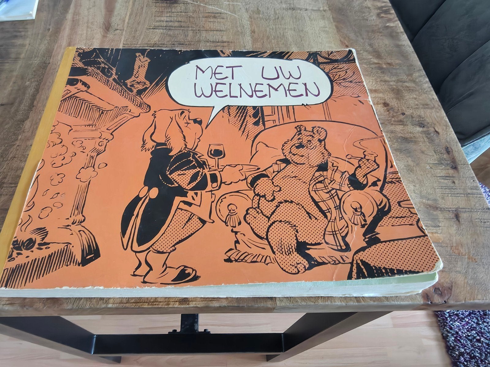 Marten Toonder - Met Uw Welnemen (1973), Gelezen, Marten Toonder, Eén stripboek, Ophalen of Verzenden