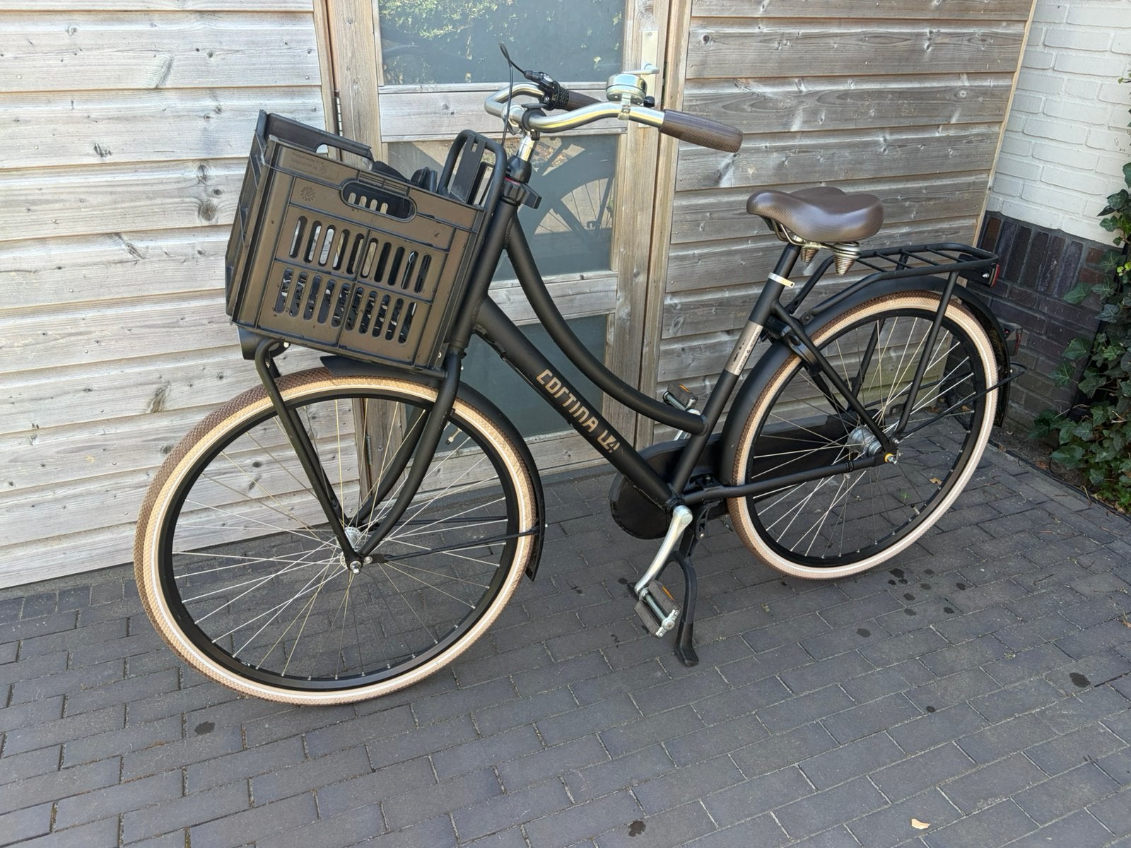 Cortina U4 Transport R3 - Jet Black Matt, Terugtraprem, Gebruikt, Versnellingen, 50 tot 53 cm