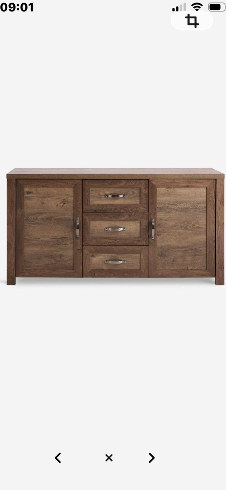 Mooie zware dressoir, Huis en Inrichting, Kasten | Dressoirs, 150 tot 200 cm, Eikenhout, Ophalen of Verzenden, Zo goed als nieuw