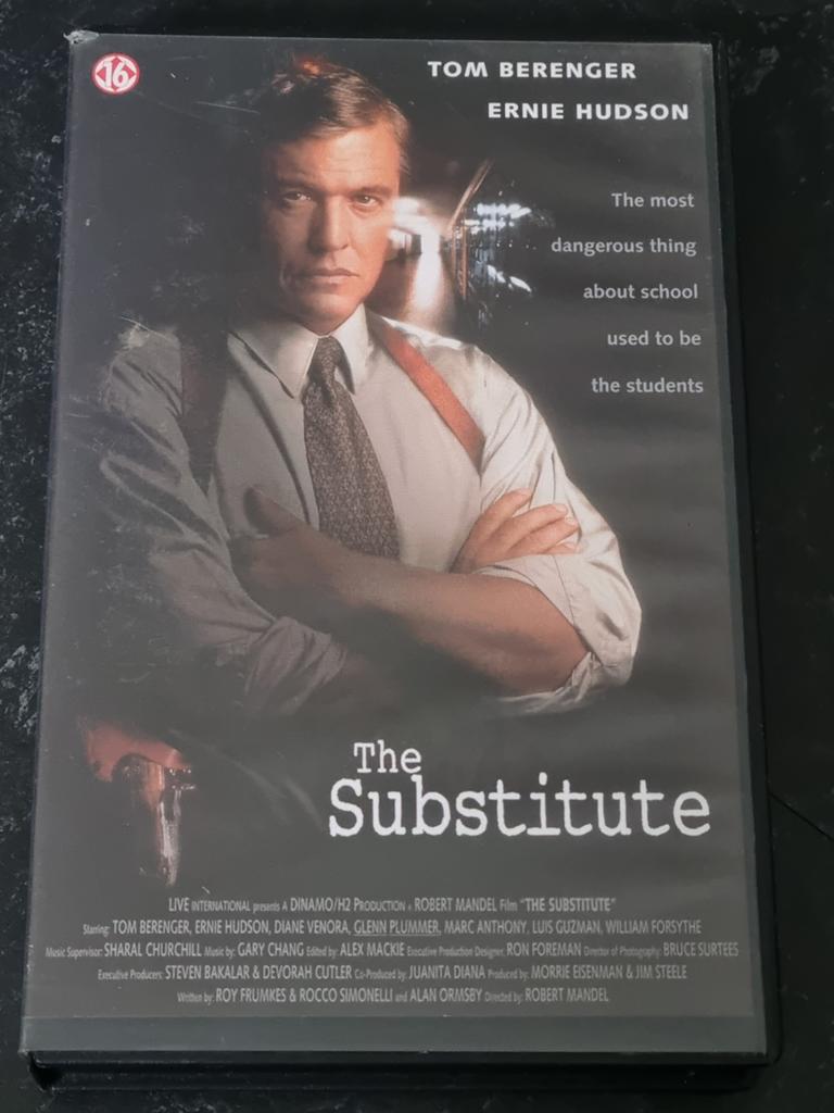 The Substitute VHS - Actie en Avontuur (Tom Berenger), Cd's en Dvd's, Vanaf 16 jaar, Ophalen of Verzenden, Gebruikt, Actie en Avontuur