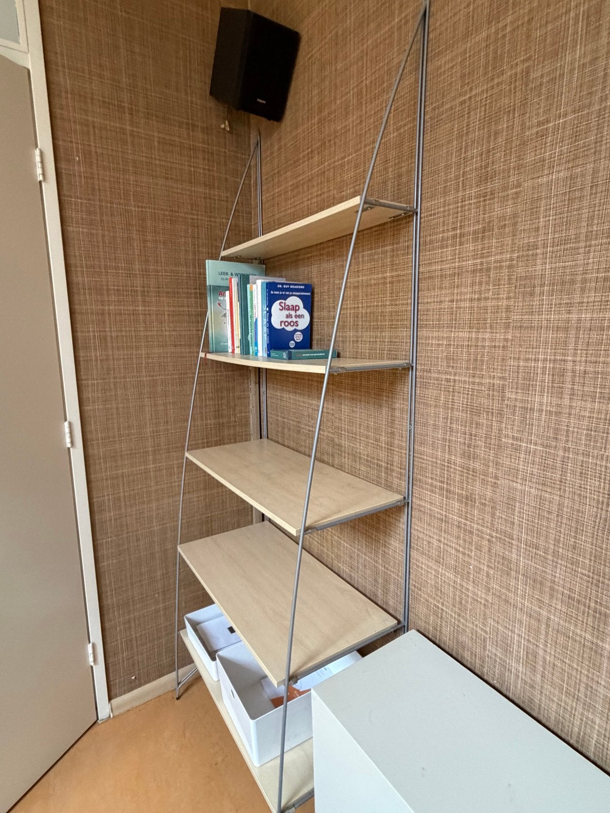 Vintage IKEA rek Tord Bjorklund nineties, Huis en Inrichting, Ophalen, Met plank(en), Gebruikt, 200 cm of meer