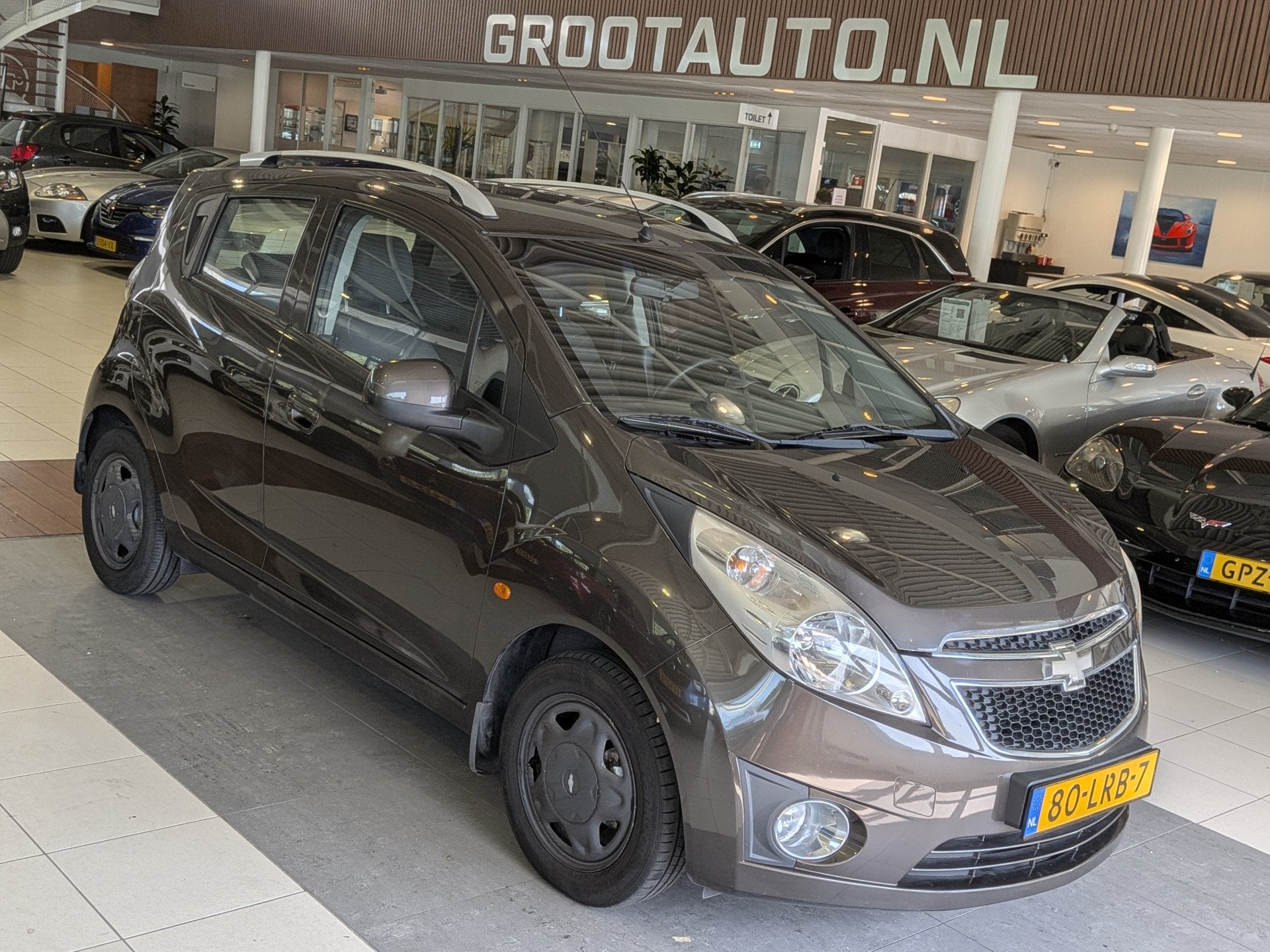 Chevrolet Spark 1.0 16V LT Airco, NAP, Stuurbekrachtiging, Auto's, Chevrolet, Voorwielaandrijving, Stof, Gebruikt, 4 cilinders