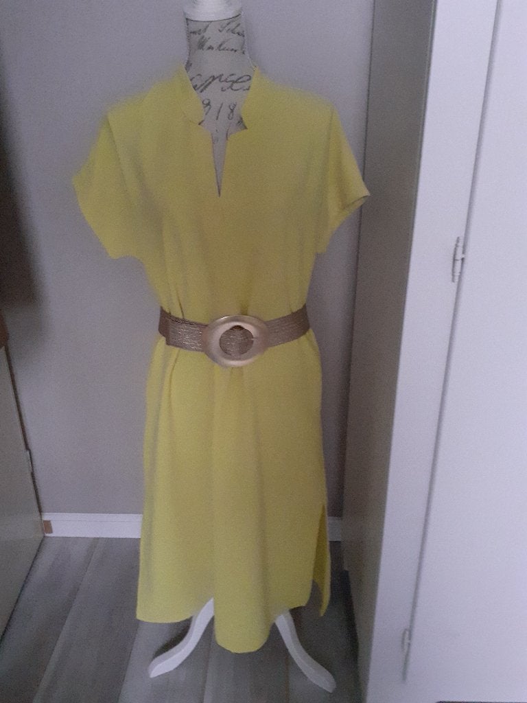 Mooi gele jurk, maat S, nieuwstaat!, Kleding | Dames, Geel, Ophalen of Verzenden, Zo goed als nieuw, Maat 36 (S)