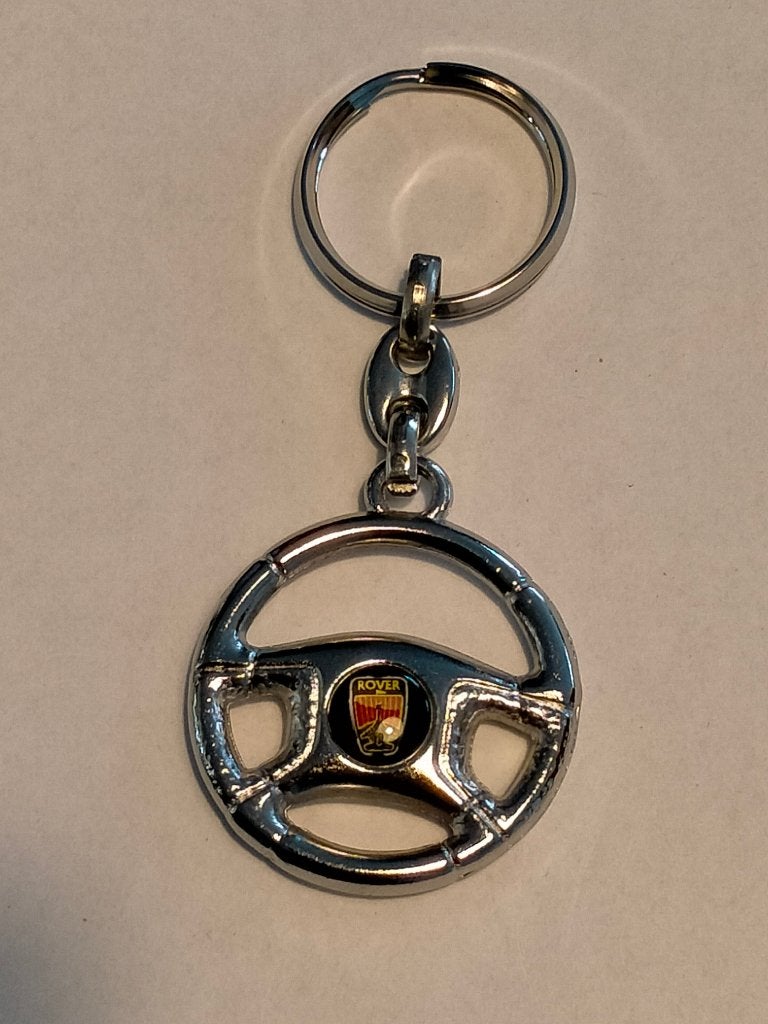 Rover stuur auto sleutelhanger logo auto's automerk, Verzenden, Gebruikt, Auto's