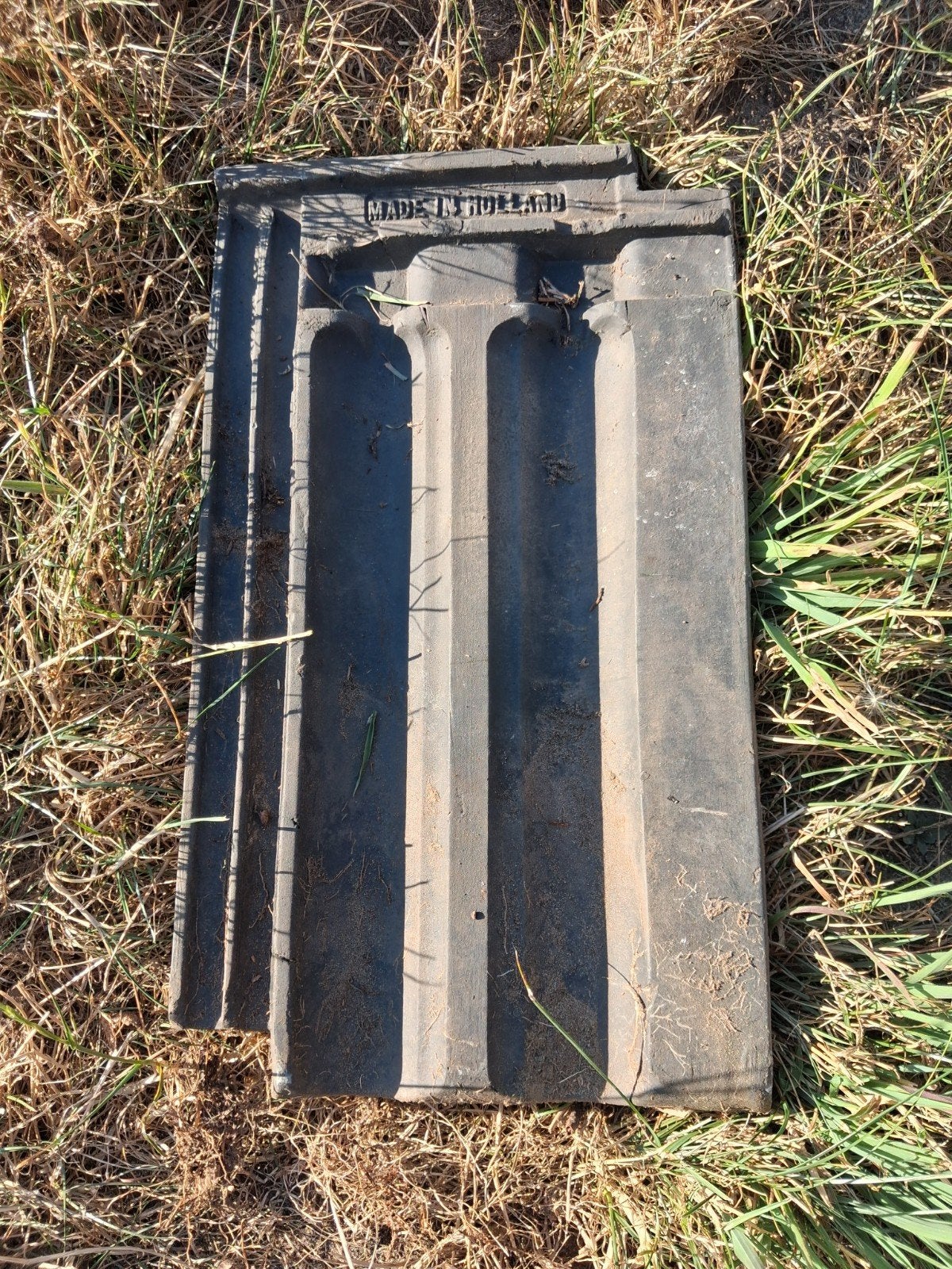 Gebruikte dakpannen -Jos kurstjens, Doe-het-zelf en Verbouw, Dakpannen en Dakbedekking, Ophalen, Gebruikt, Steen of Klei, Zwart