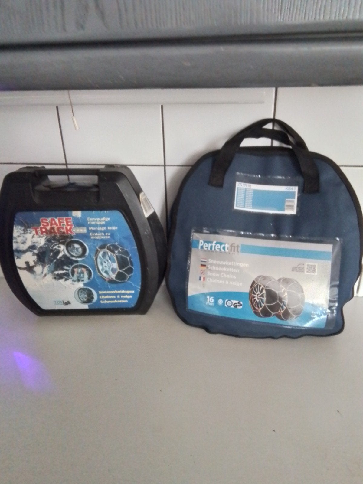 2x Nieuwe Sneeuwkettingen: Perfect Fit & Safetrack 20 euro, Ophalen of Verzenden, Nieuw