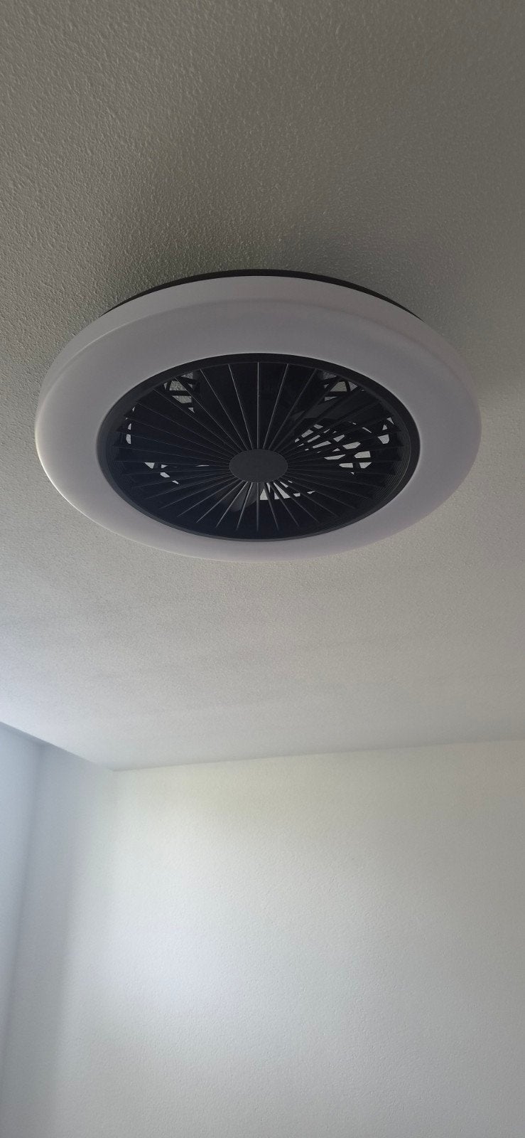Moderne Plafondventilator met LED-verlichting, Ophalen of Verzenden, Plafondventilator