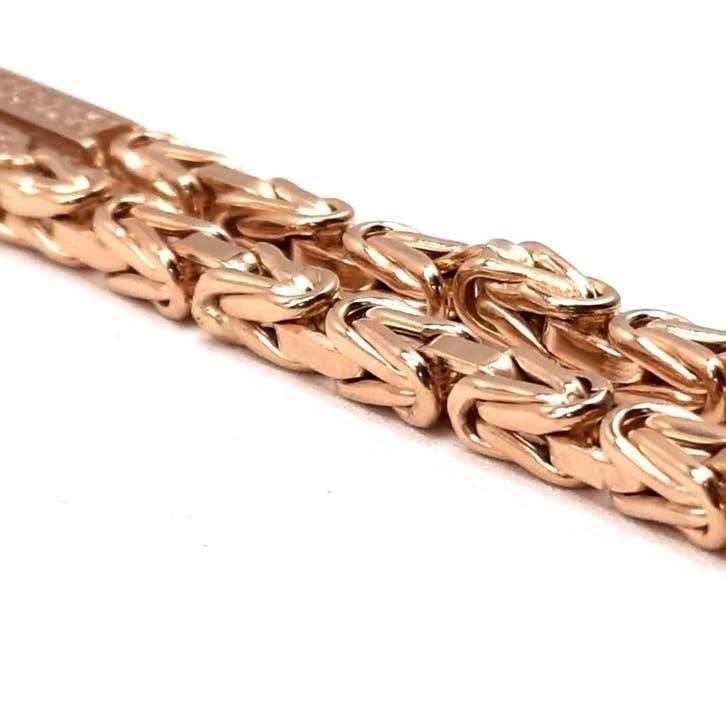 Gouden Koningsketting 14kt, Ophalen of Verzenden, Www.bredajuwelier.nl, Www.bredajuwelier.nl, Www.bredajuwelier.nl