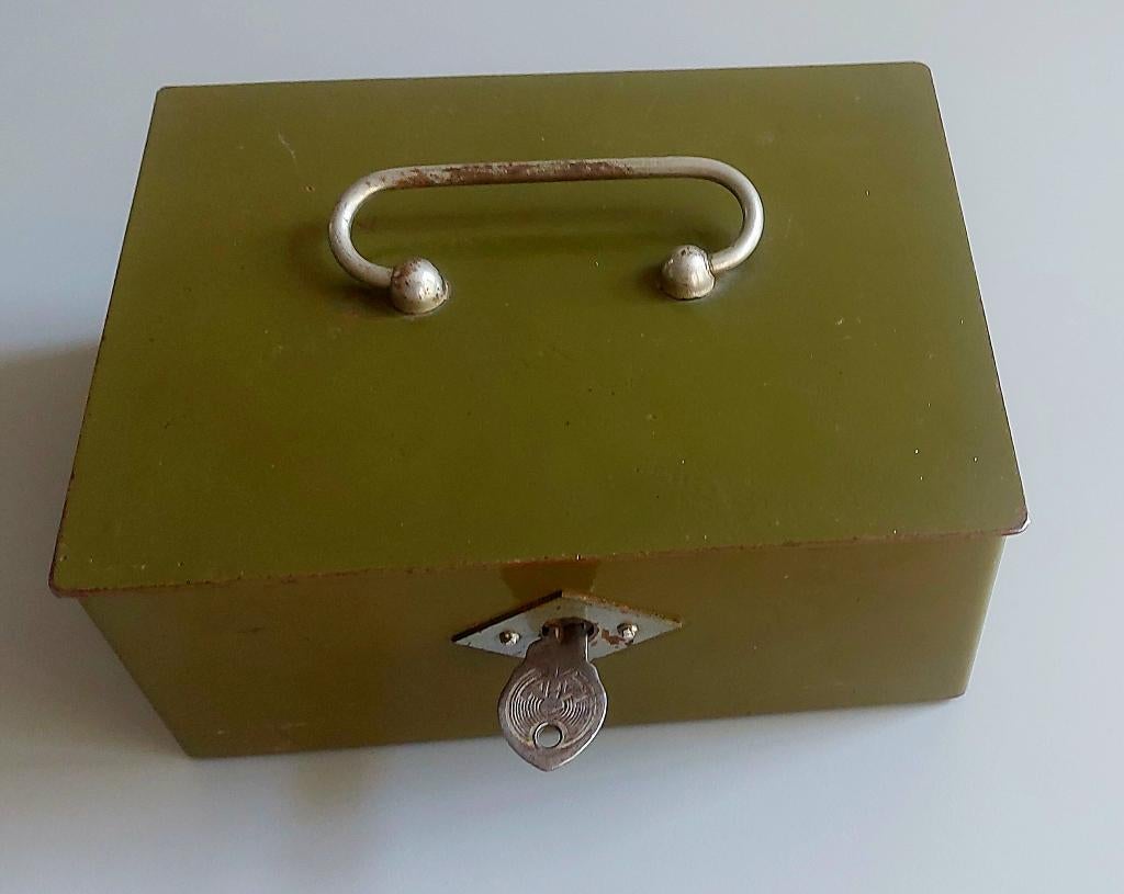 Vintage geldkistje, wsl Beaumont, Ophalen