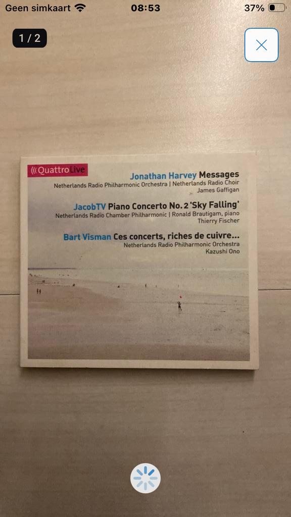 Radio Filharmonie Orkest - harvey/jacobTV/visman(modern clas, Ophalen of Verzenden, Modernisme tot heden, Zo goed als nieuw, Overige typen