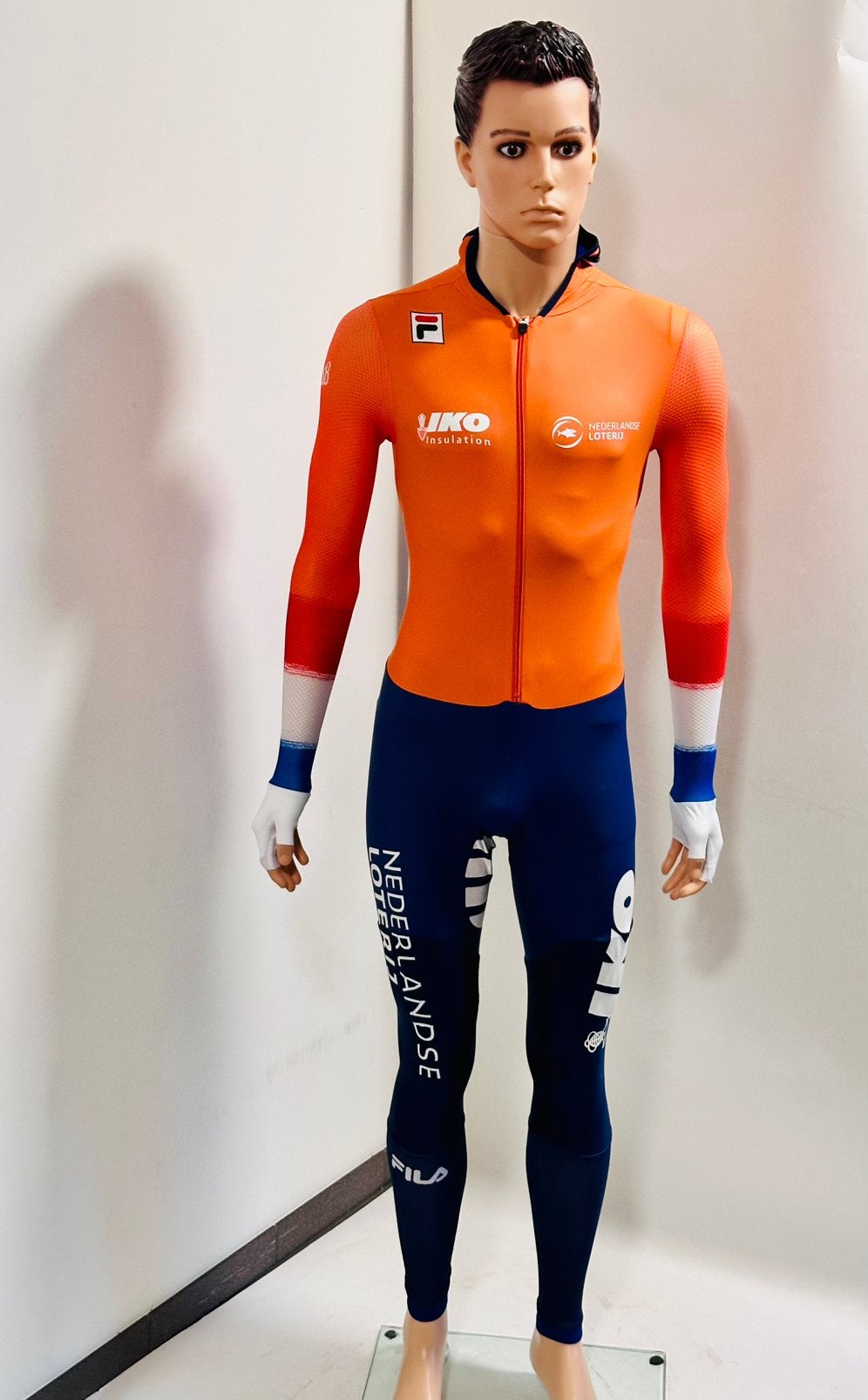Schaatskleding schaatspak snelpak speedsuit maat L Fila, Ophalen of Verzenden, Zo goed als nieuw