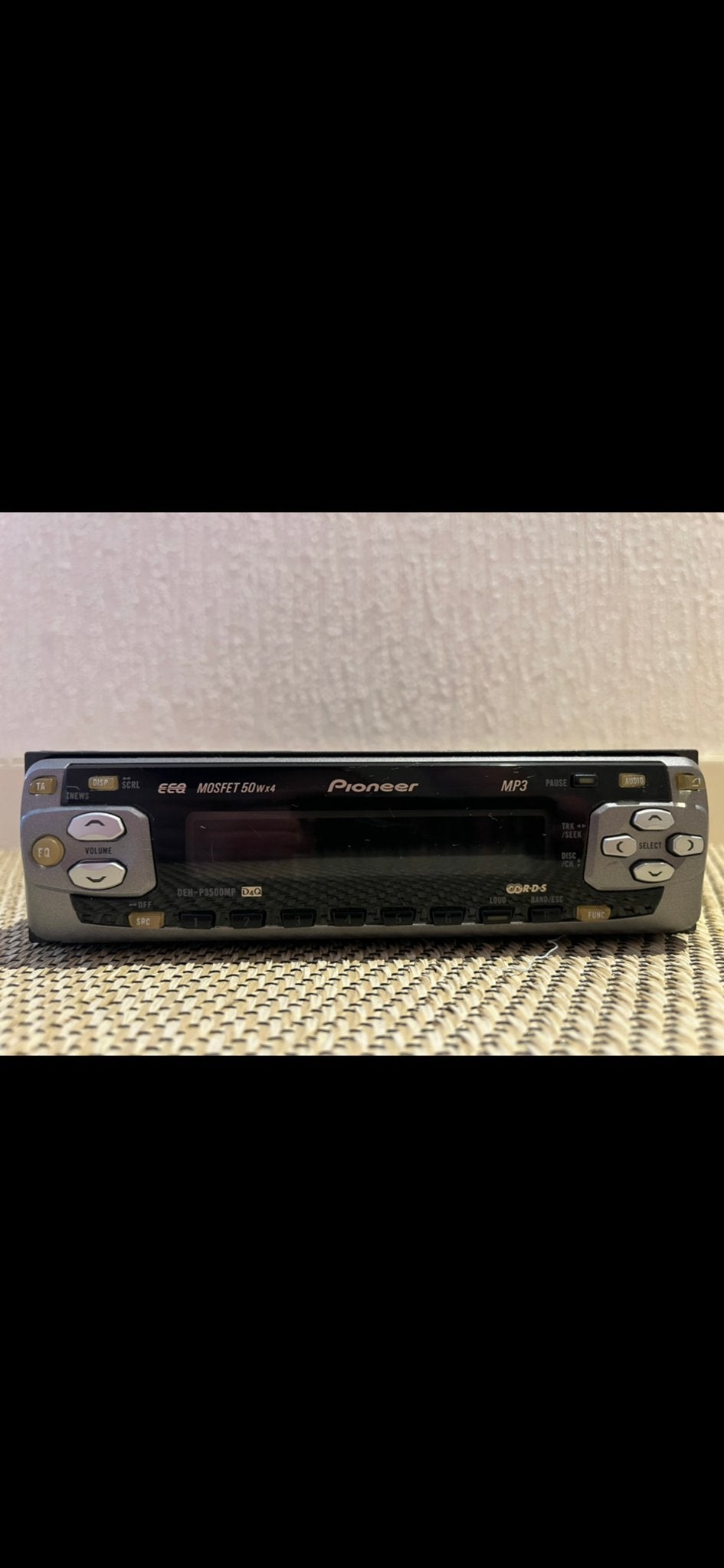 Pioneer DEH-P3500MP Vintage Autoradio, Auto diversen, Ophalen, Gebruikt
