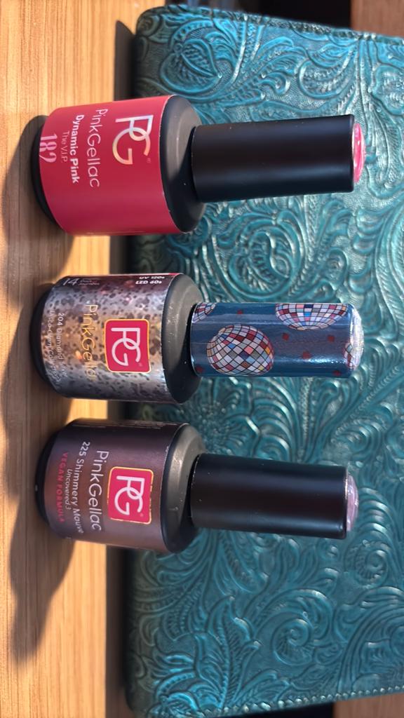 3 kleuren Pink Gellac, Ophalen of Verzenden, Zo goed als nieuw, Roze, Handen en Nagels
