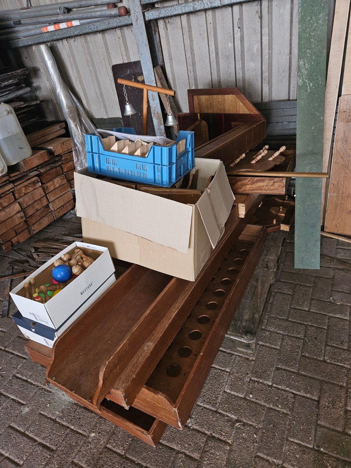Set van 10 Oud Hollandse Spelen voor evenementen, Ophalen, Zo goed als nieuw
