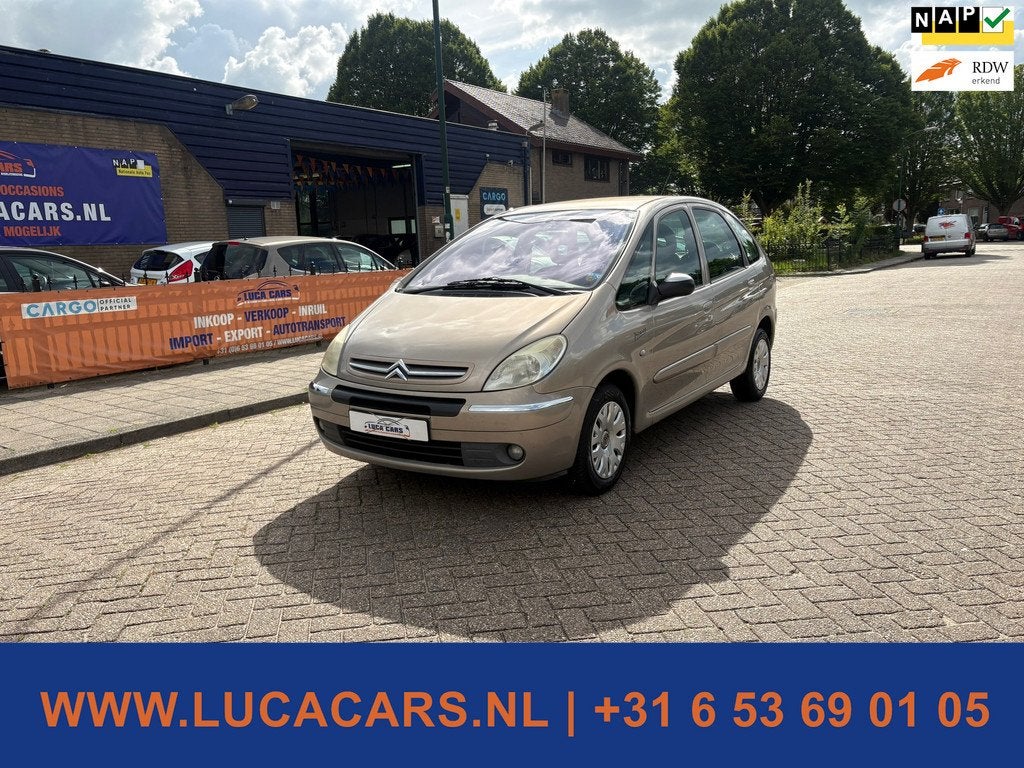 Citroen Xsara Picasso 1.6i Image LPG + NIEUWE APK!, Auto's, Citroën, 1258 kg, Automatische klimaatregeling, Beige, Origineel Nederlands