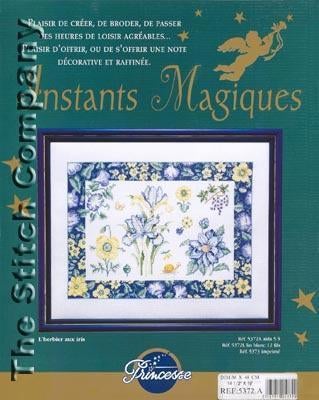 Borduurpakket Merklap L'Herbier aux iris 5372, Geen, Geen, Nieuw, Ophalen of Verzenden