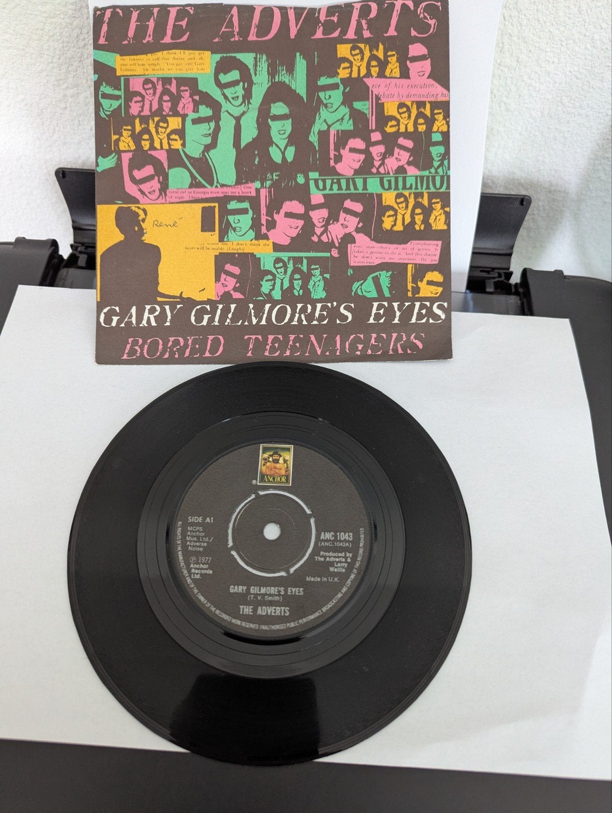 The Adverts - Gary Gilmore's Eyes ( vinyl single punk), Gebruikt, Overige genres, 7 inch, Single