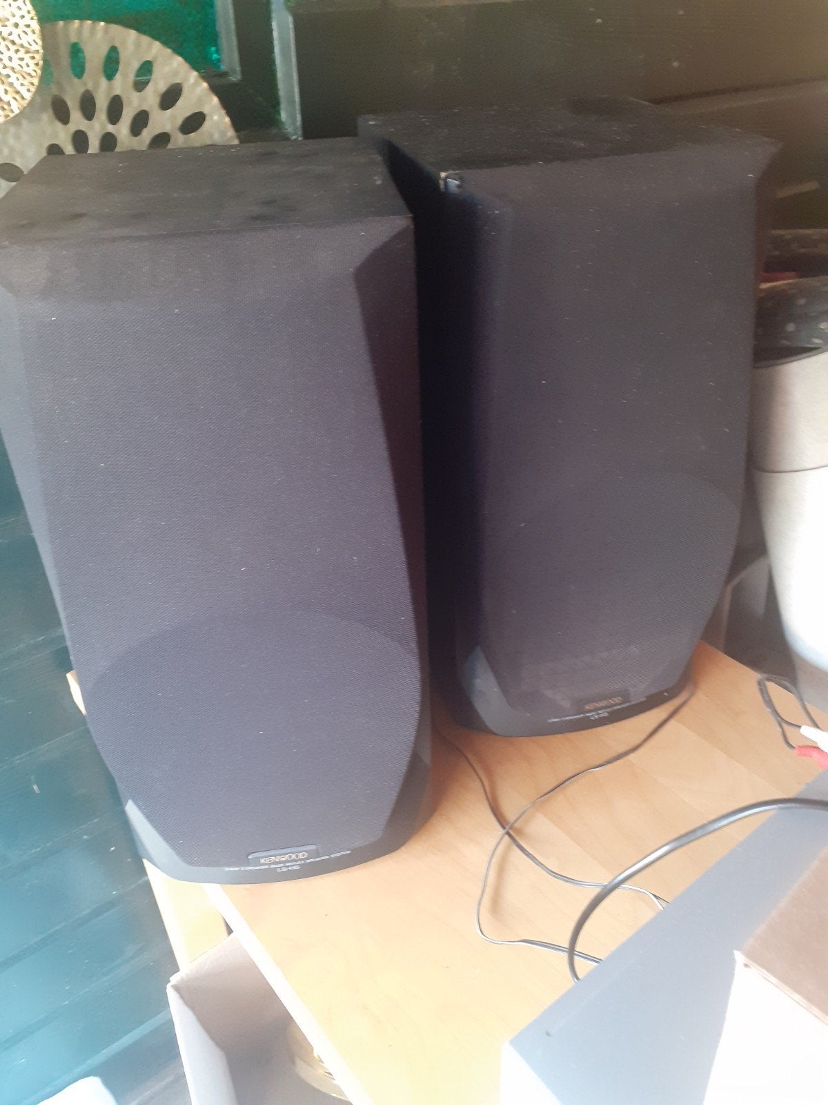 Kenwood LS-H5 3-weg Bass Reflex Speakers (2 stuks), Audio, Tv en Foto, Ophalen, Stereo speakers, Gebruikt, Basreflex