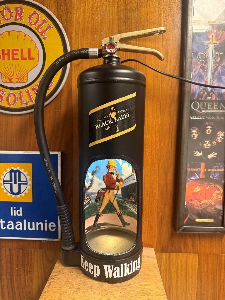 Whiskey decoratieve brandblusser lamp, mancave, Ophalen of Verzenden, Nieuw, E14 (klein), Led-lamp