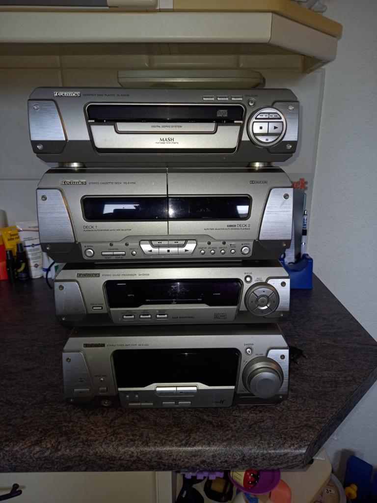 Technics Stereo Set: CD, Cassette, Tuner, Versterker, Audio, Tv en Foto, Stereo-sets, Ophalen of Verzenden