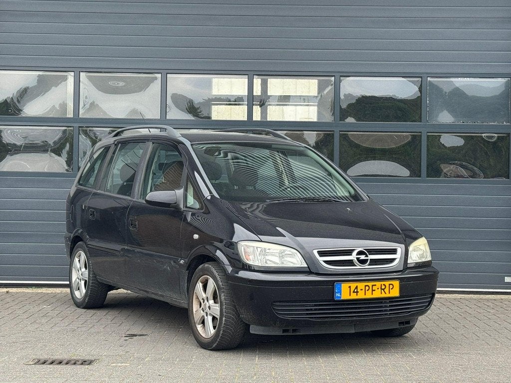 OPEL ZAFIRA 1.8-16V MAXX I MEENEEMPRIJS, Auto's, Opel, Gebruikt, Zwart, 4 cilinders, Zwart