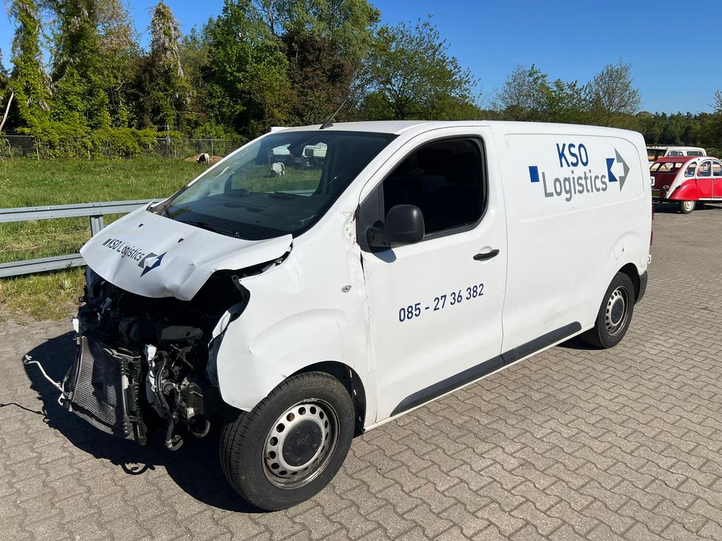 Peugeot Expert 1.5 Bluehdi 2022 AIRCO EURO 6 Voorschade, Voorwielaandrijving, 4 cilinders, Start-stop-systeem, Wit