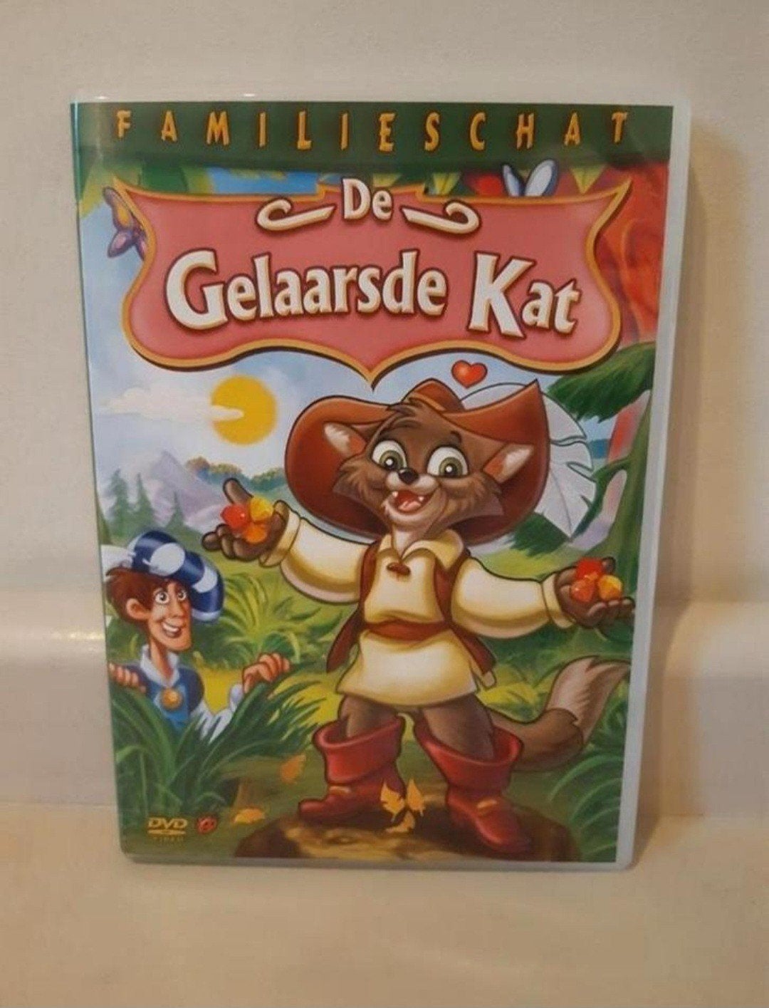 De gelaarsde kat/ DVD, Tekenfilm, Alle leeftijden, Zo goed als nieuw, Ophalen of Verzenden