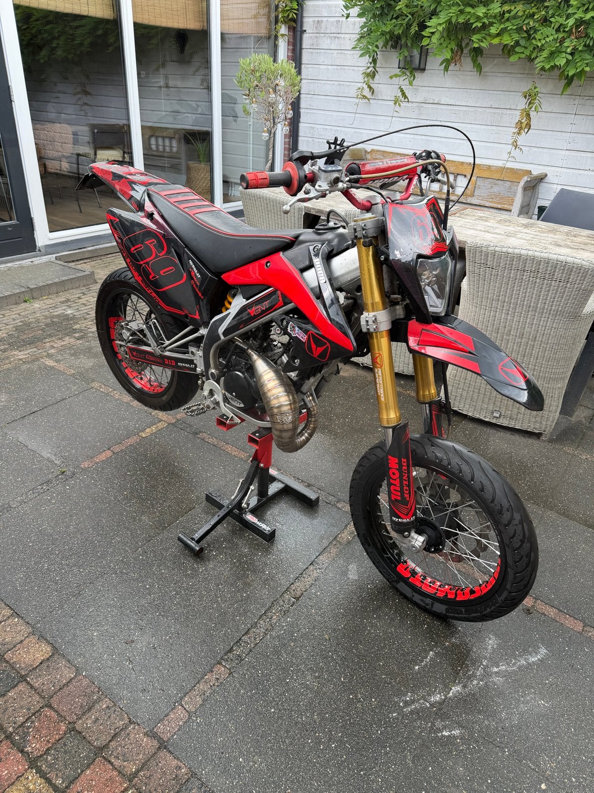 Vent derapage 70cc schakelbrommer- Zeer nette staat!, Motoren, Sportuitlaat, Gebruikt, Particulier, 11 kW of minder