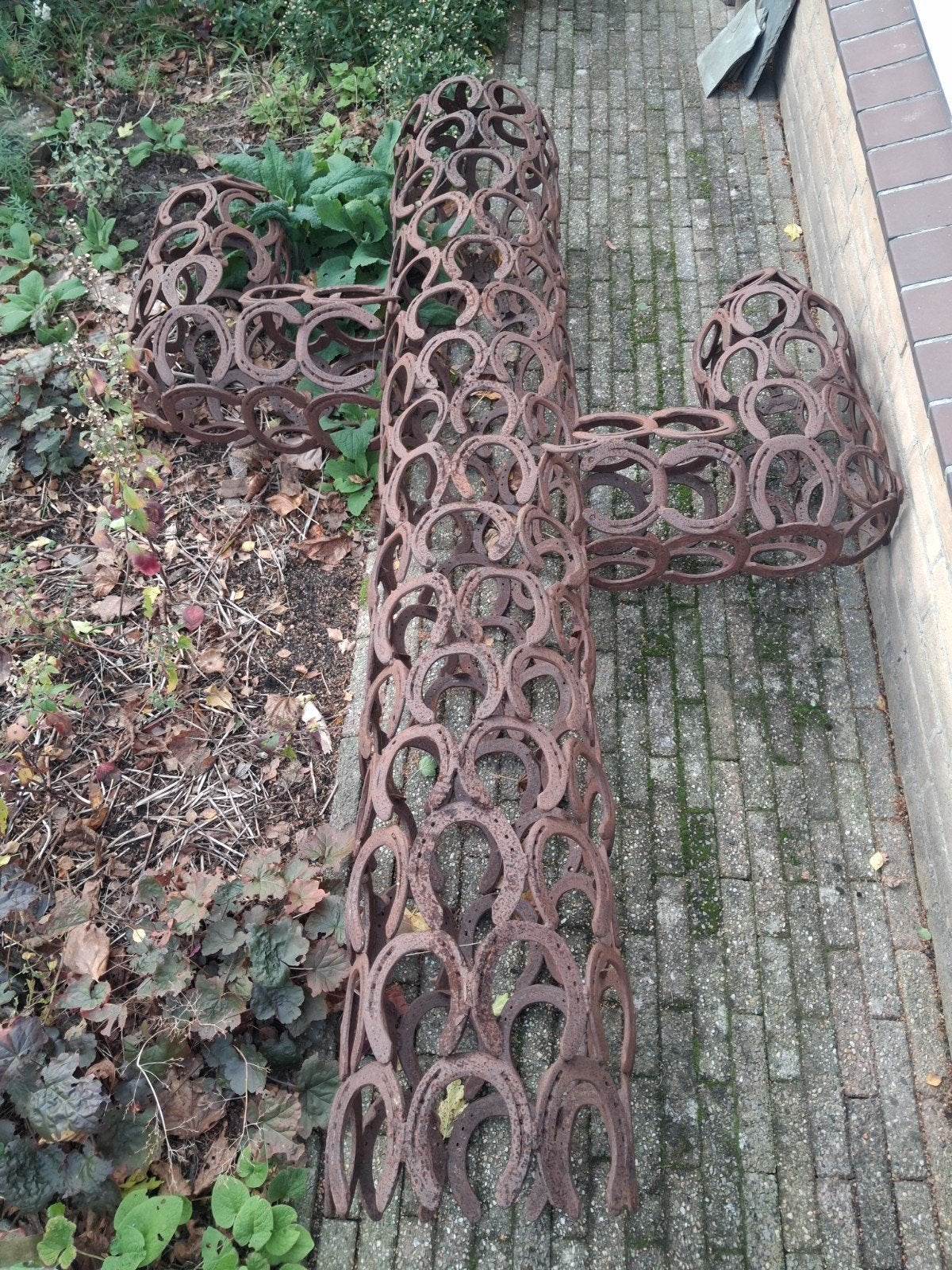 cactus gemaakt van hoefijzers uniek, Tuin en Terras, Ophalen