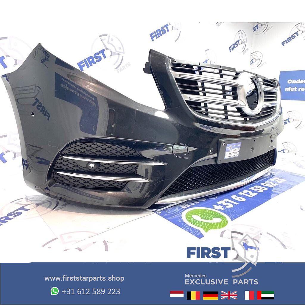 W447 VITO / V KLASSE COMPLETE AMG VOORBUMPER + GRIL ROOD / B, Gebruikt, -, Voor, Ophalen of Verzenden